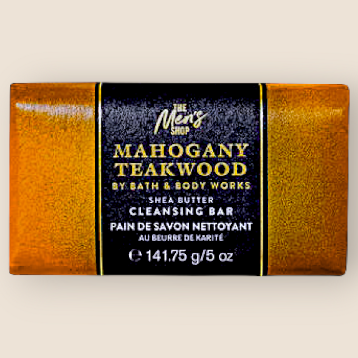 Pain de savon nettoyant beurre de karité – Mahogany Teakwood – Bath & Body Works