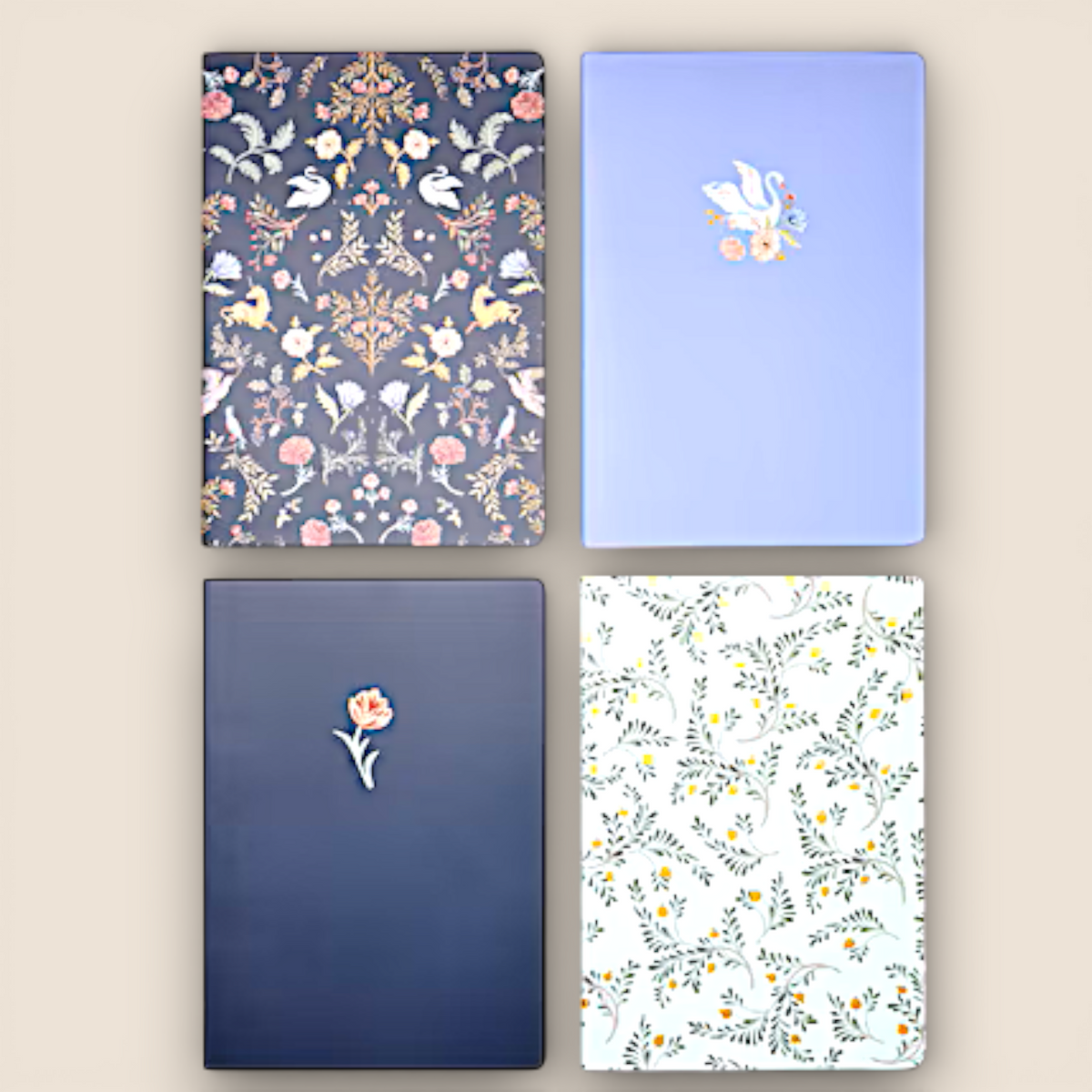Carnet de notes – Collection botanique délicate - (4 visuels disponibles)