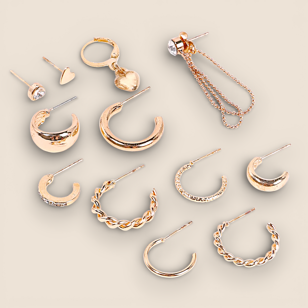 Multi-Style Earring Set - Hypoallergenic