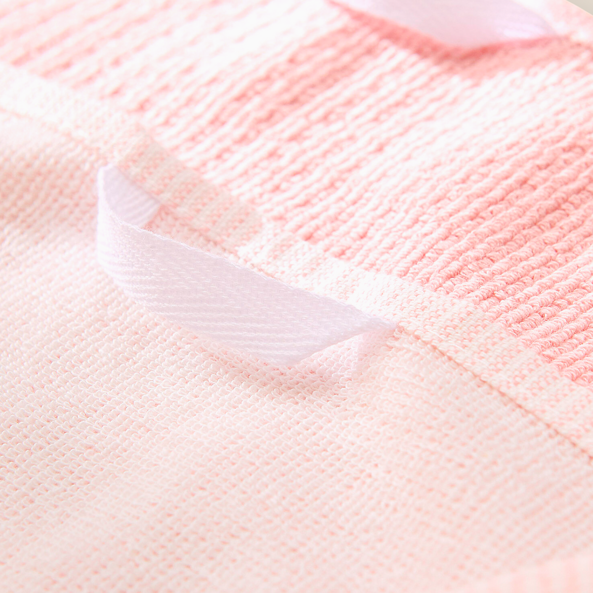 Serviette de cuisine fines rayures rosées - choix de 2 modèles