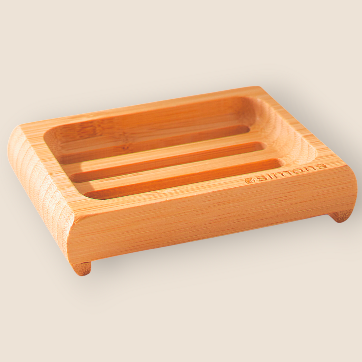 Porte-savon en bambou naturel