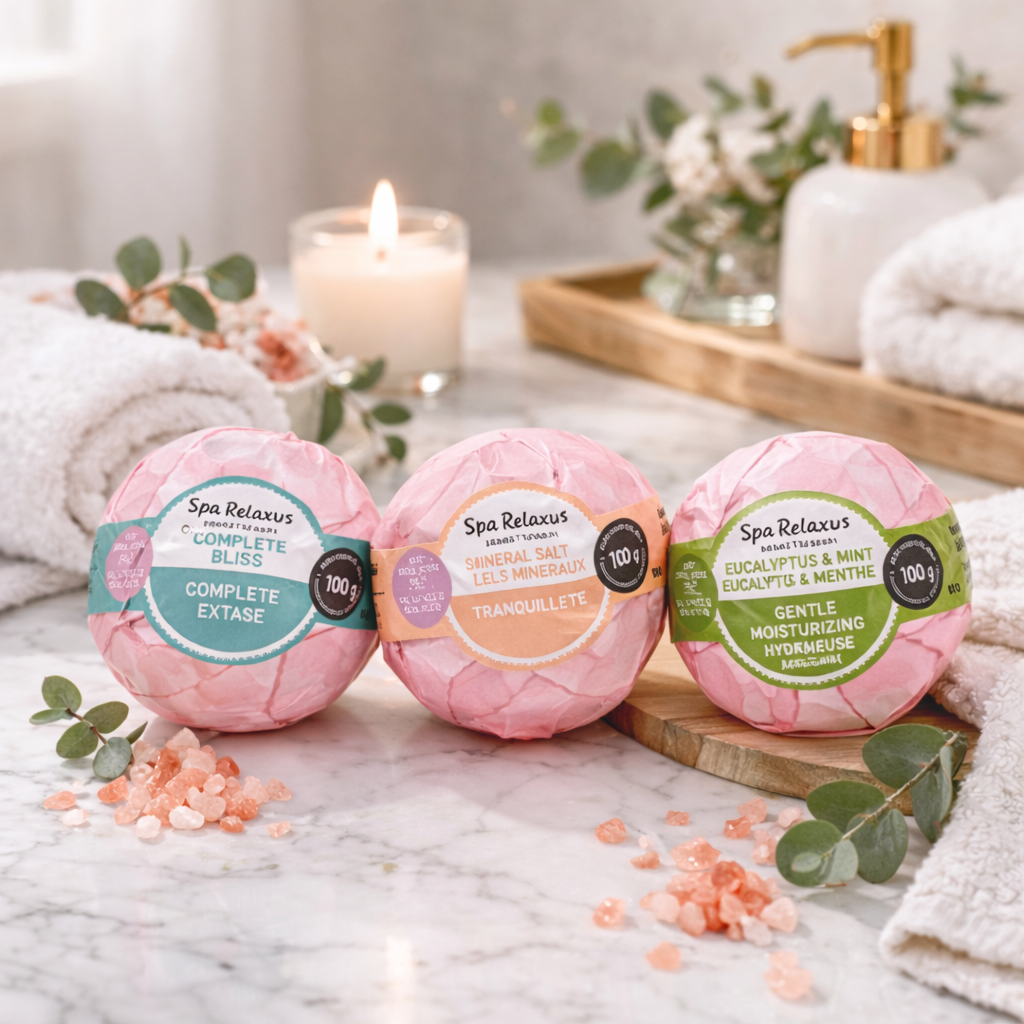 Himalayan Salt Bath Bombs - Set of 3