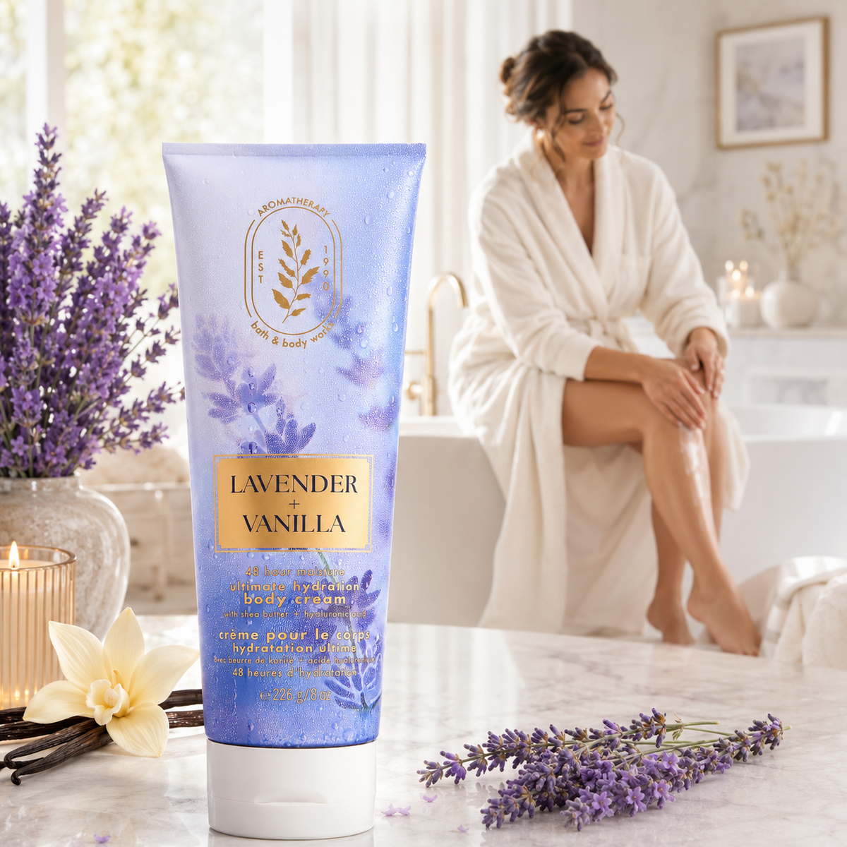 Crème hydratante pour le corps beurre de Karité Lavender + Vanilla - Bath & Body Works