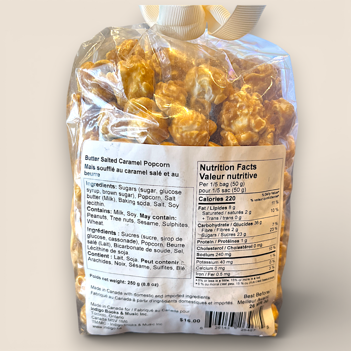 Popcorn au caramel & fleur de sel – Douceur gourmande
