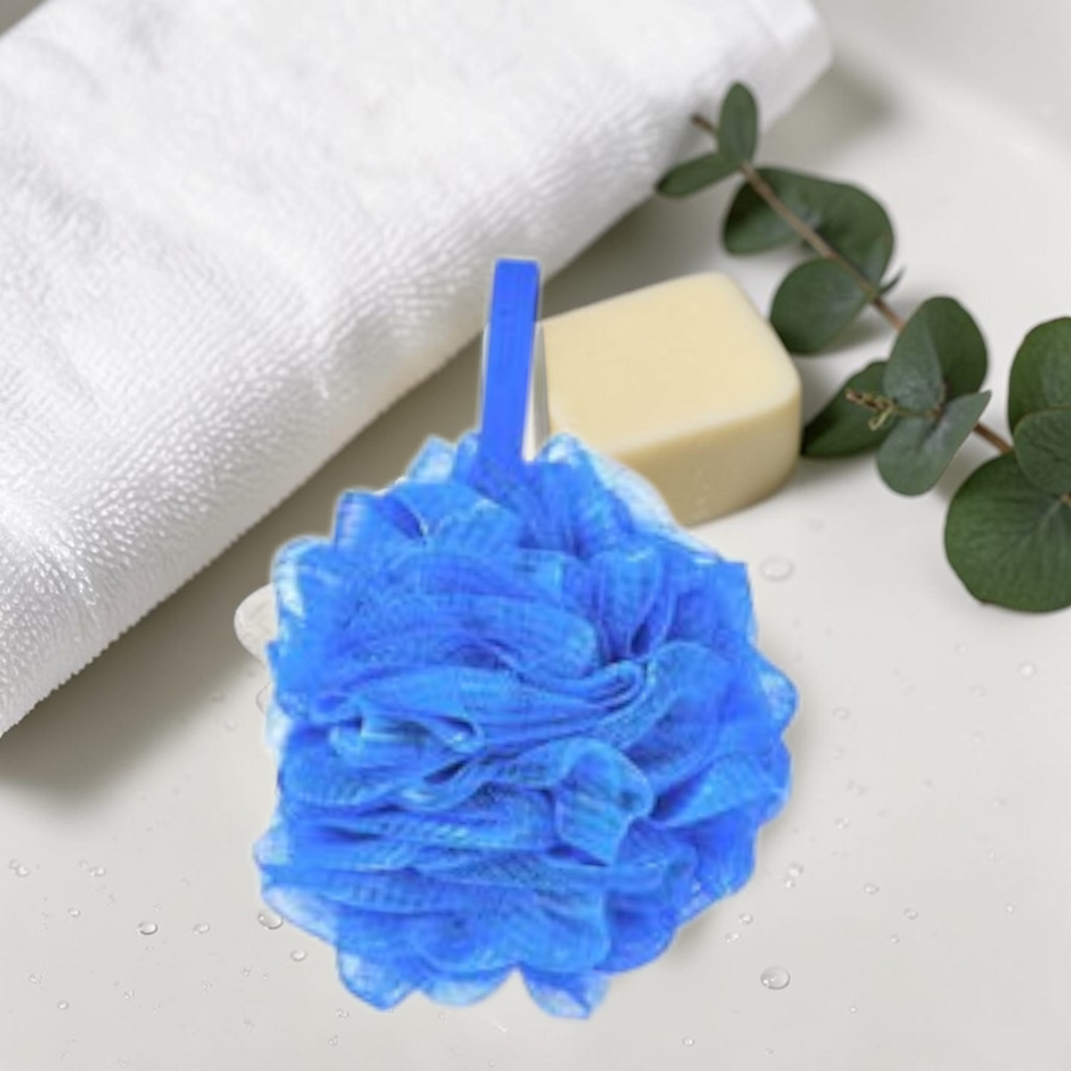 Éponge de bain exfoliante bleue – Bath & Body Works