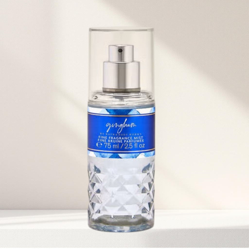 Fine bruine parfumée Gingham bleu – Format voyage - Bath & Body Works