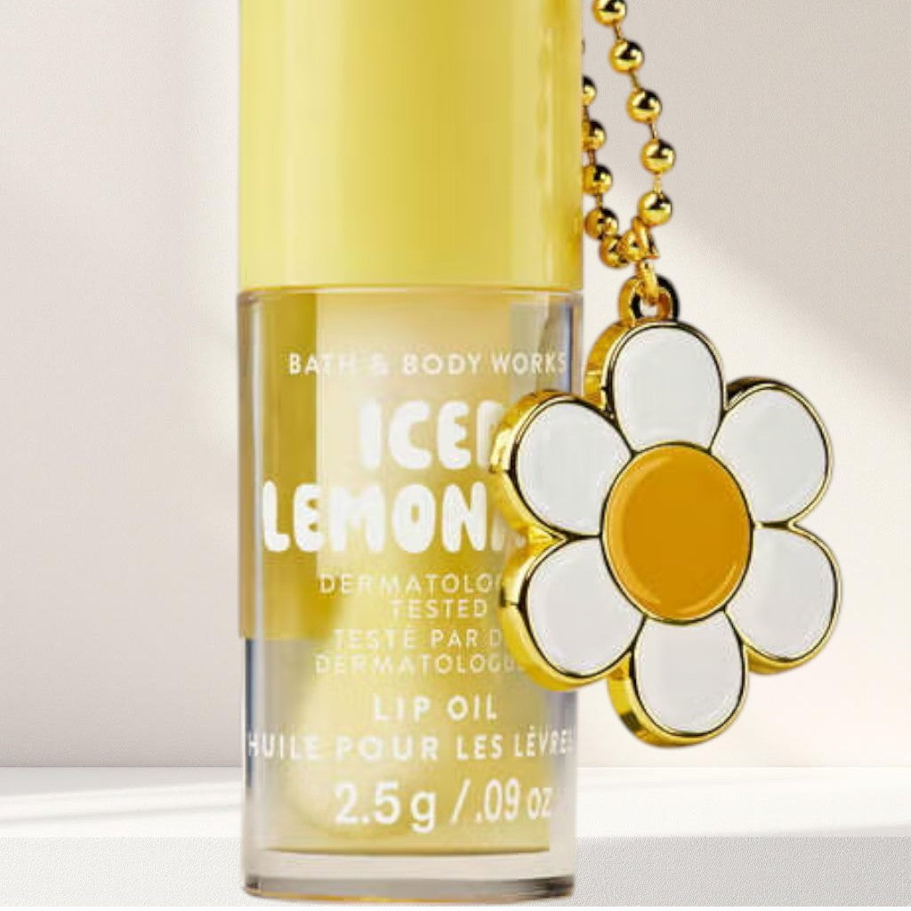 Huile pour les lèvres brillante avec breloque tendance - Bath & Body Works