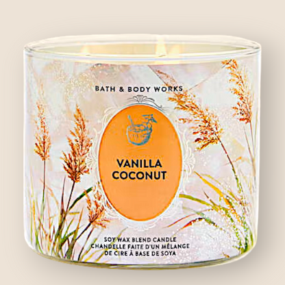 Bougie 3 mèches – Vanilla Coconut - Bath & Body Works