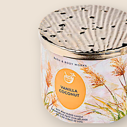 Bougie 3 mèches – Vanilla Coconut - Bath & Body Works