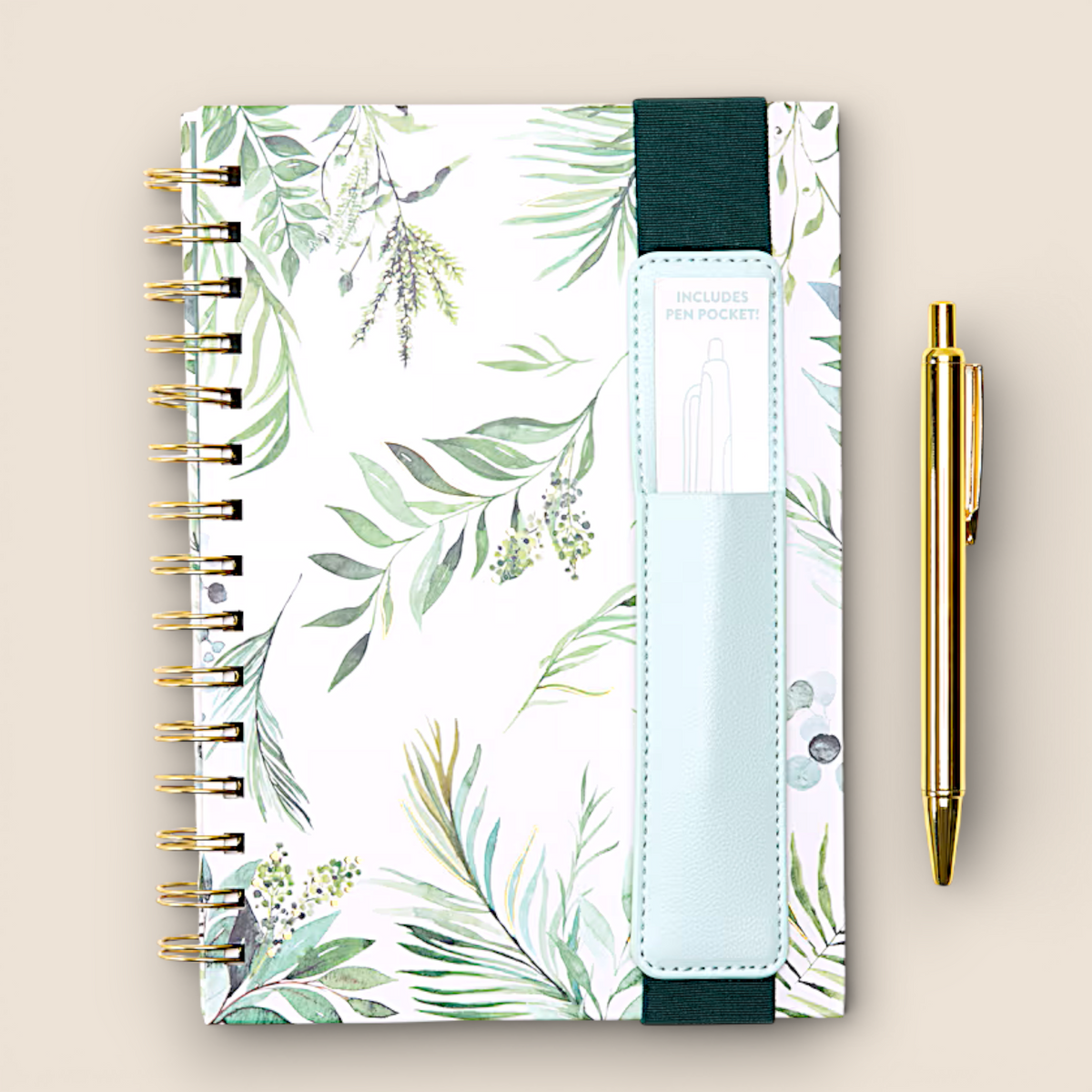 Carnet de notes avec porte-stylo – Fougères