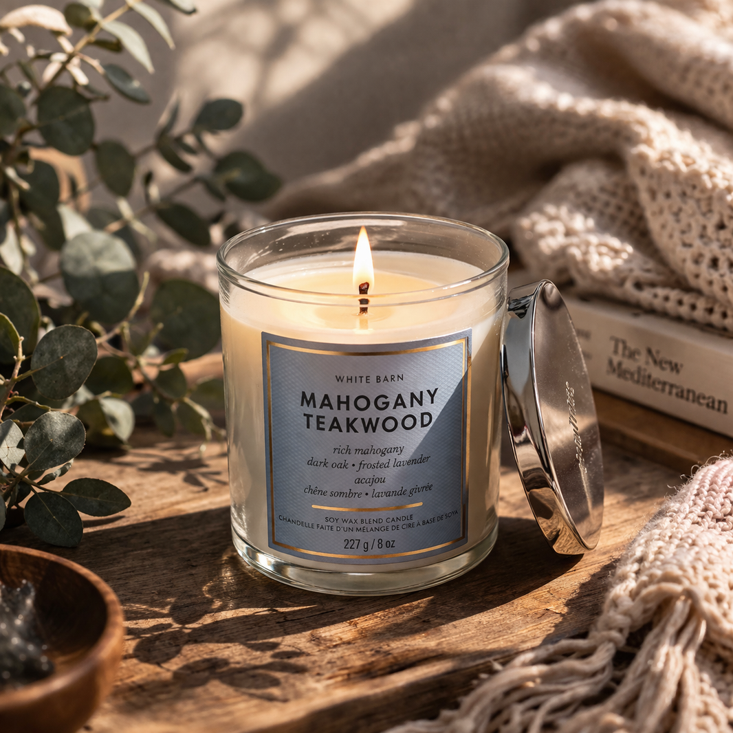 1-Wick Candle – Mahogany Teakwood – Bath & Body Works