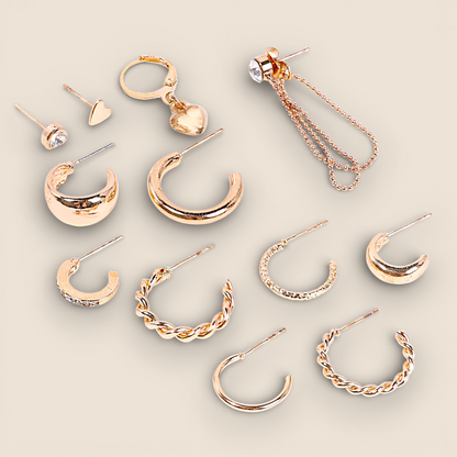 Multi-Style Earring Set - Hypoallergenic