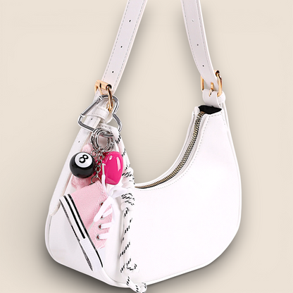 Multi-style charm keychains – Light pink