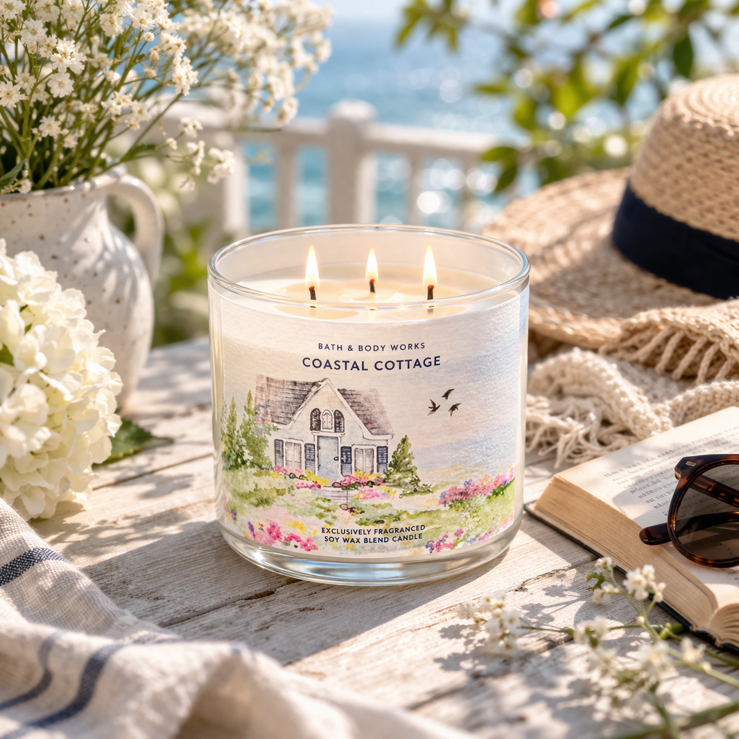 Bougie 3 mèches – Coastal Cottage - Bath & Body Works