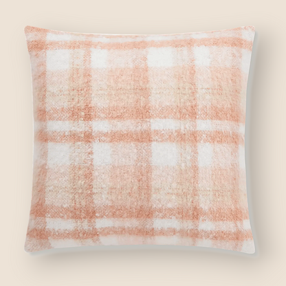 Decorative Pillow - Glimmer Plaid Pink