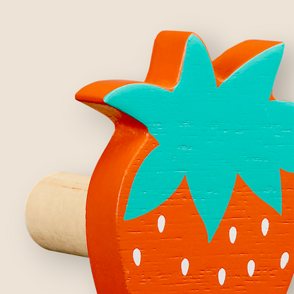 Set of 3 Wall Hooks – Colorful Fruit