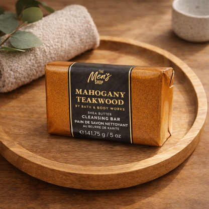 Pain de savon nettoyant beurre de karité – Mahogany Teakwood – Bath & Body Works