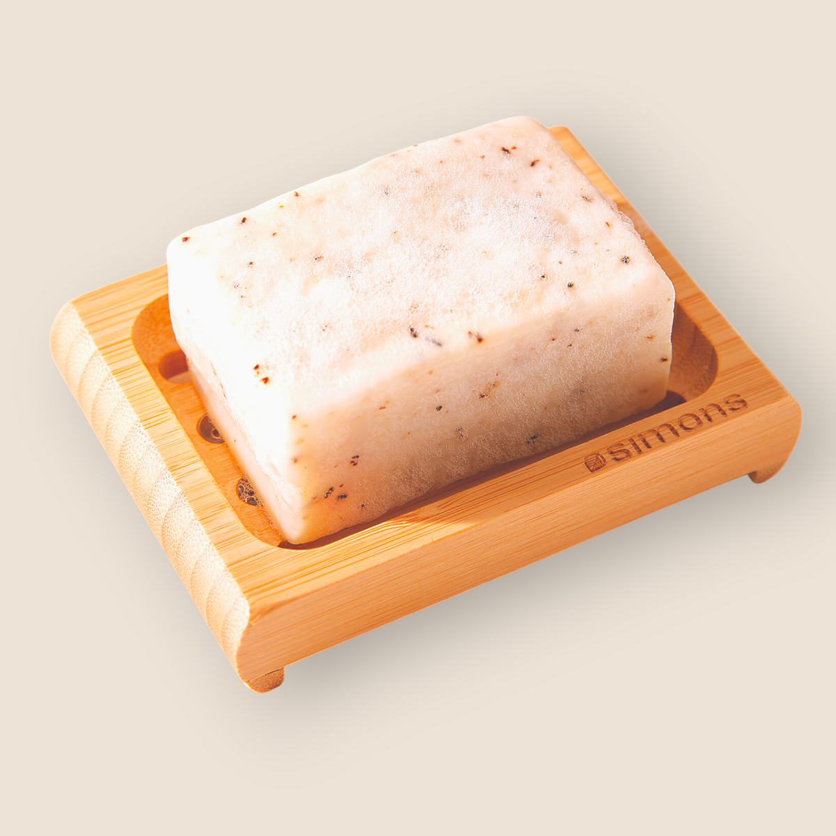 Porte-savon en bambou naturel