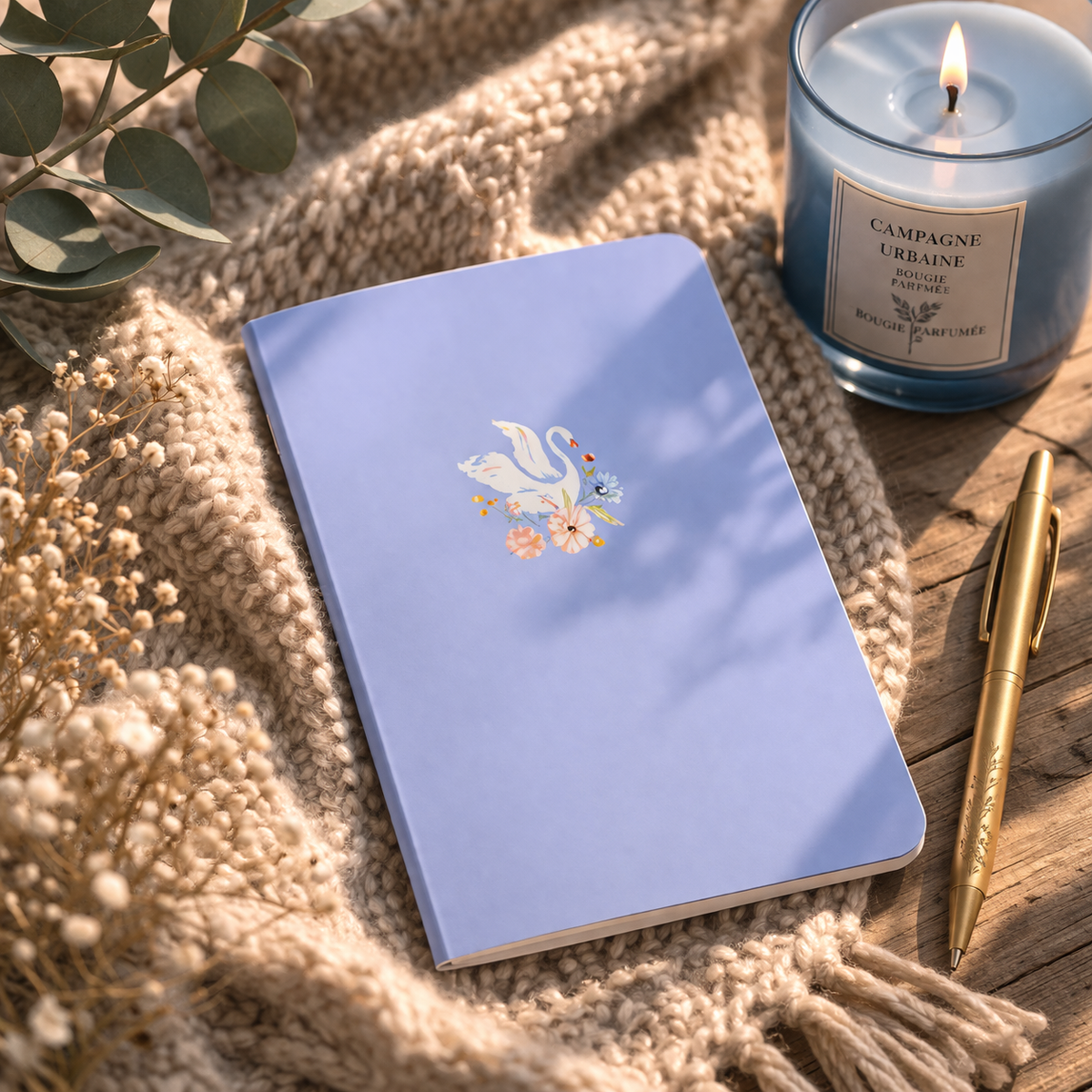 Notebook - Delicate botanical collection - (4 visuals available)
