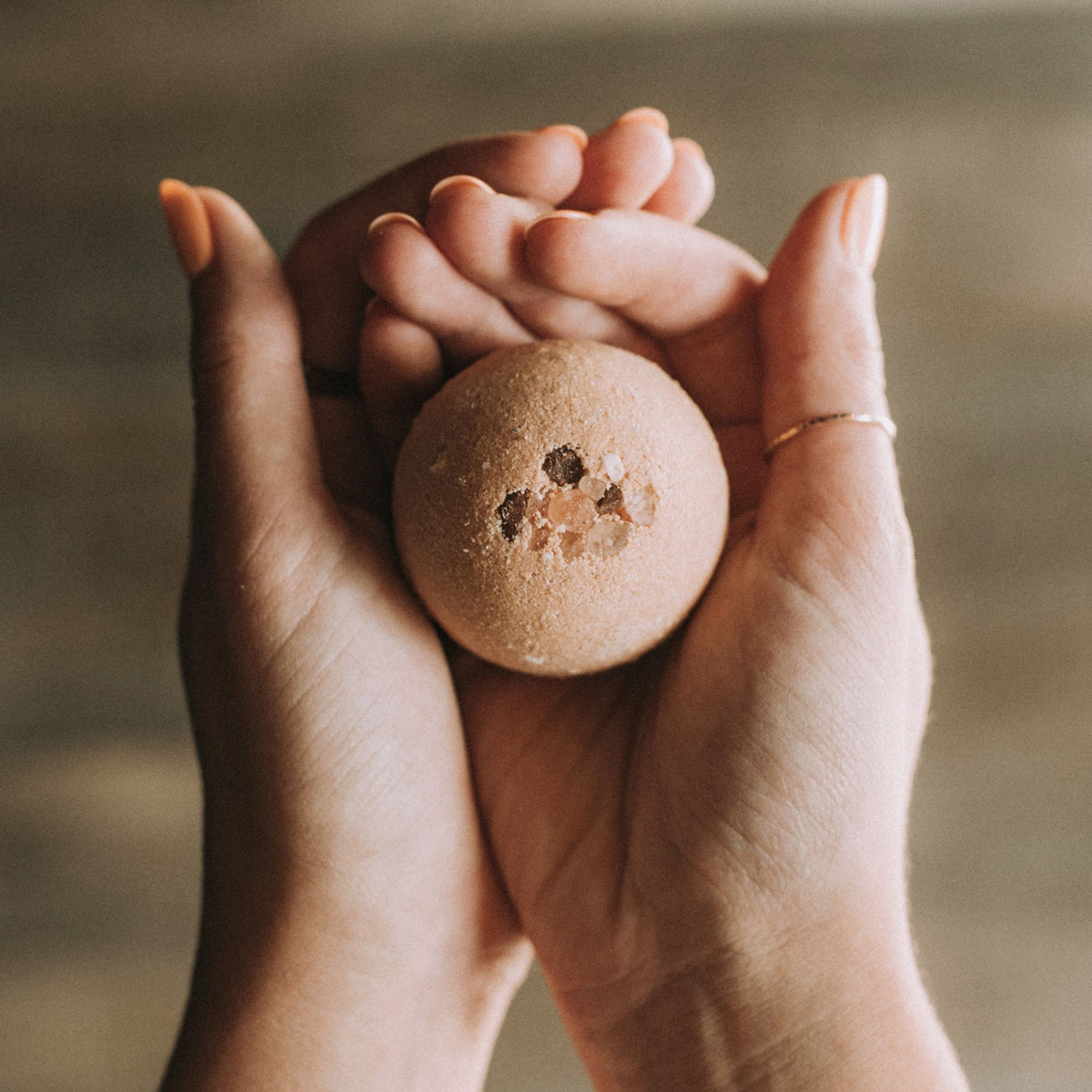Bombe de bain naturelle artisanale aux huiles essentielles