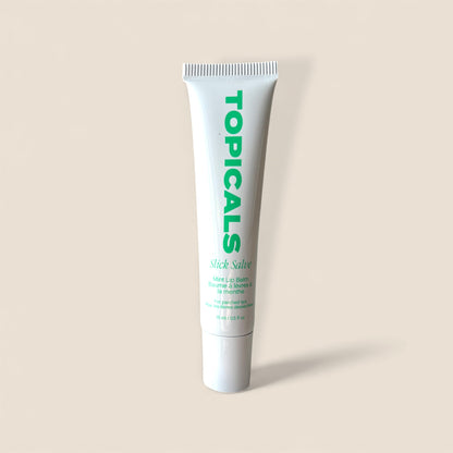 Baume à lèvres brillant pour apaiser et hydrater – Menthe Topicals (15 ml)
