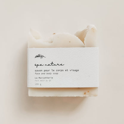 Savon fait à la main Spa Nature — Marjolaine, menthe poivrée & eucalyptus