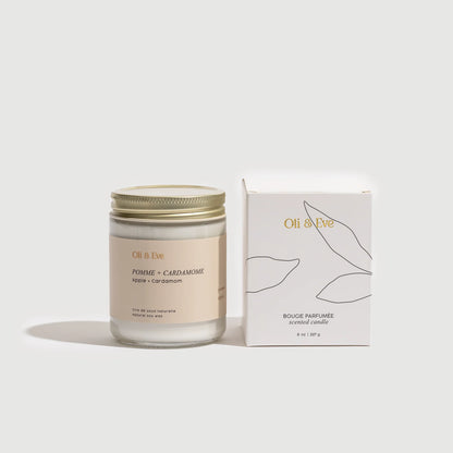 Bougie parfumée Pomme + Cardamome – Oli & Eve