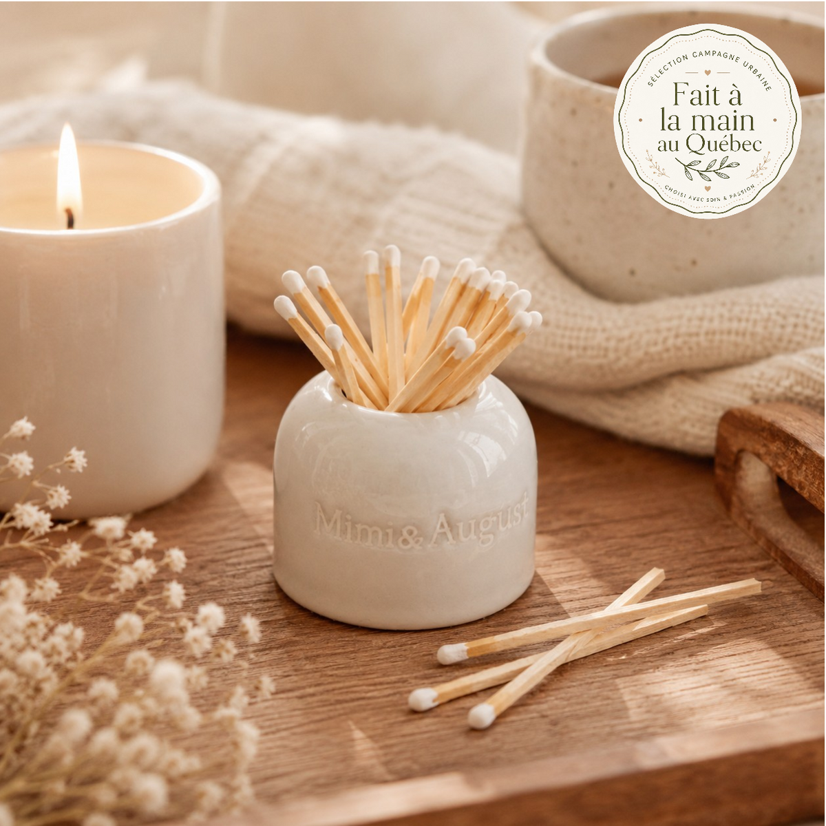 Coffret Moment pêche & vanille - Collection Pause gourmande & maison