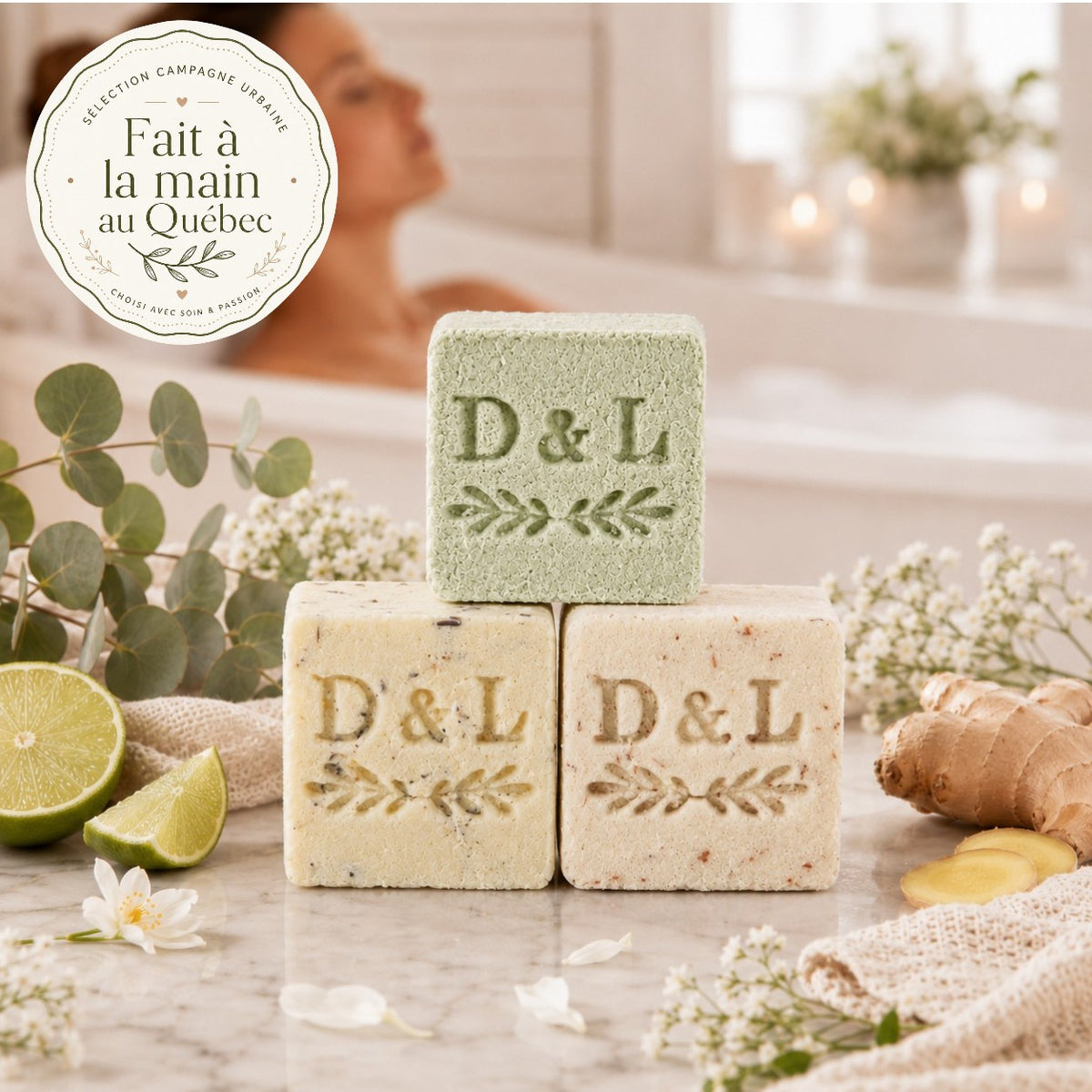 Cube de lait de bain effervescent - Dot & Lil