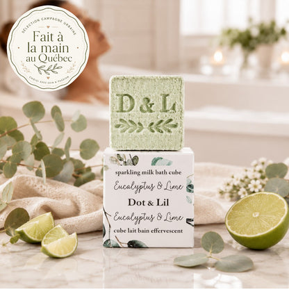 Cube de lait de bain effervescent - Dot & Lil