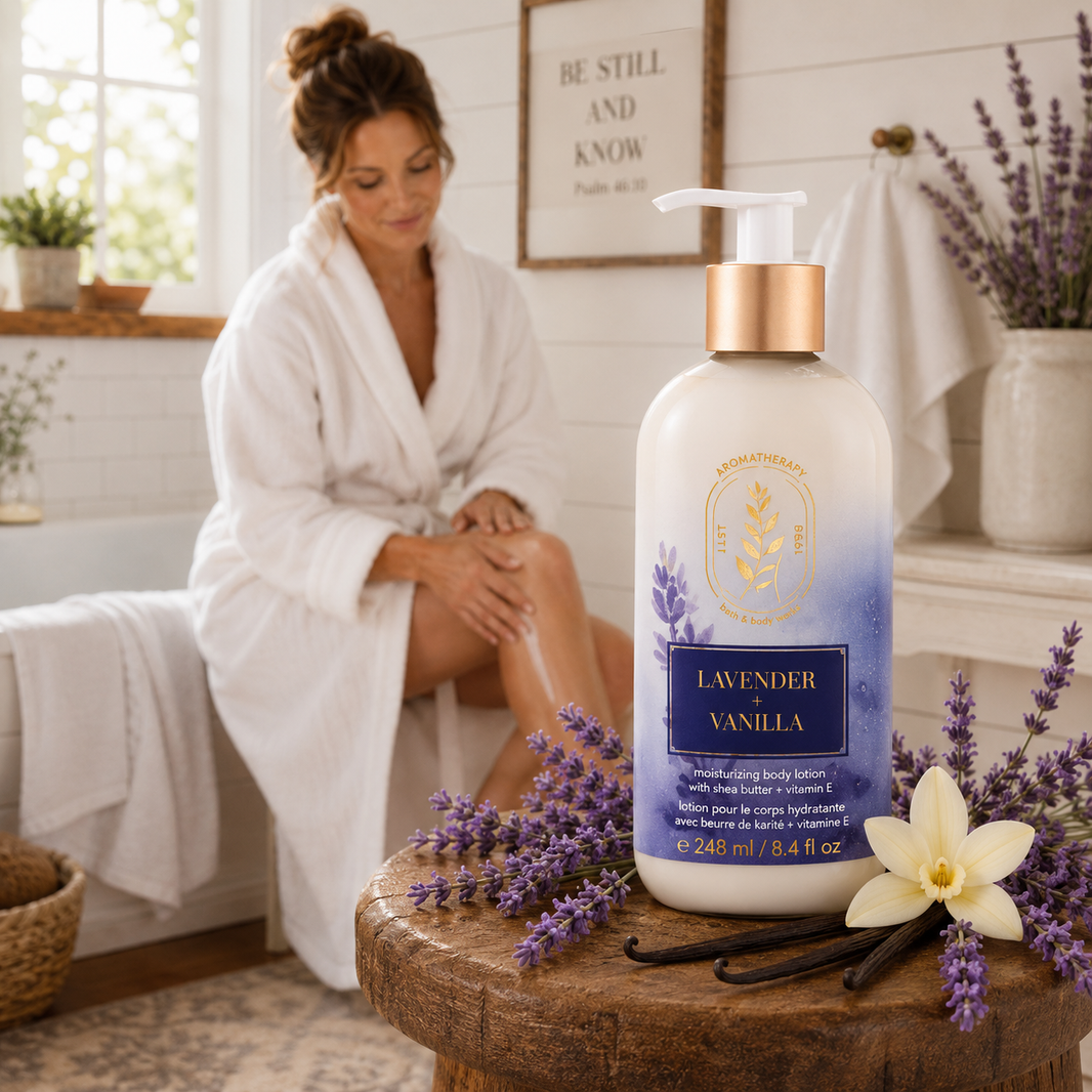 Lotion pour le corps Lavender + Vanilla - hydratation quotidienne Aromatherapy — Bath & Body Works
