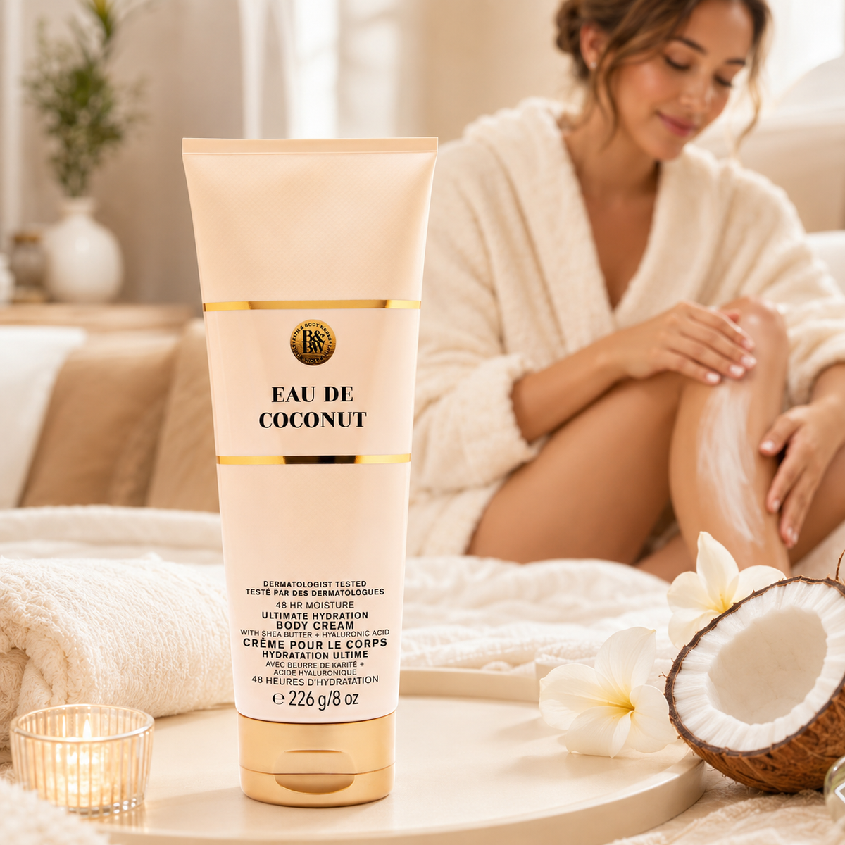 Crème hydratante pour le corps avec beurre de karité - Eau de Coconut - Bath & Body Works