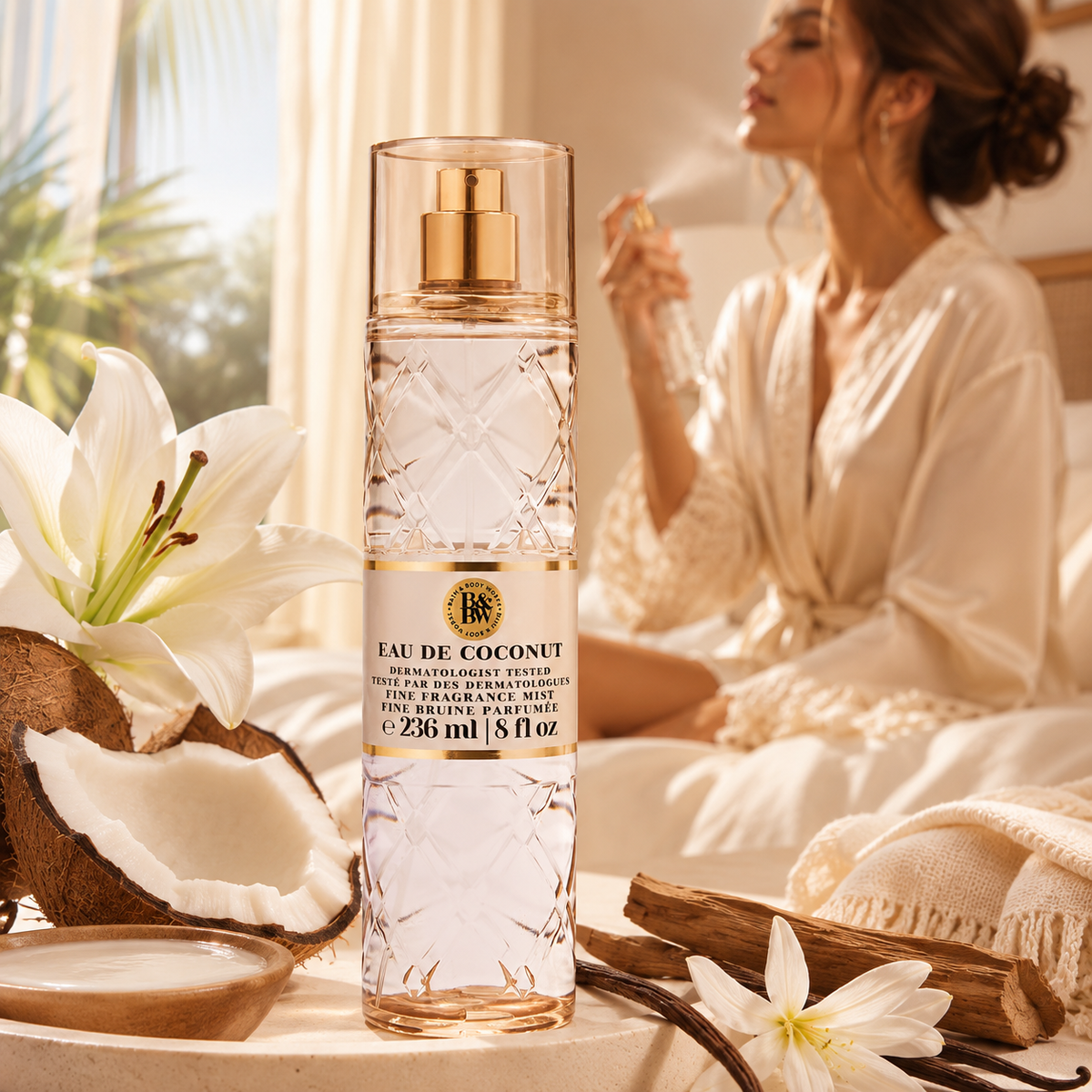 Fine bruine parfumée pour le corps - Eau de Coconut - Bath & Body Works