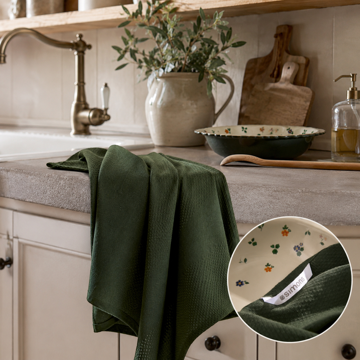 Serviette de cuisine Maison d’Olive