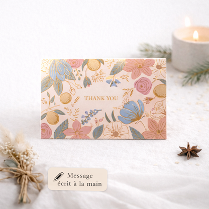 Carte premium « Jardin délicat » - 200 caractères