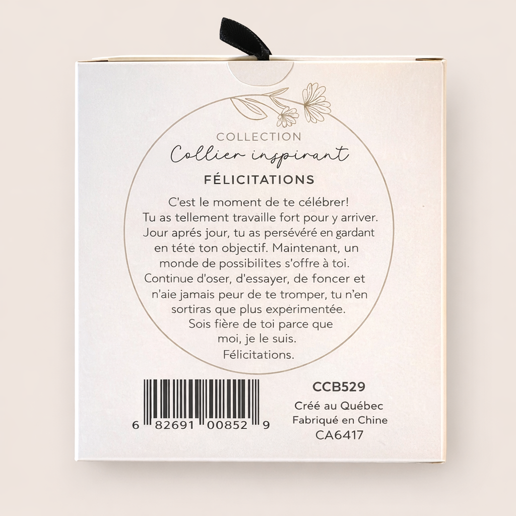 Collier porte-bonheur CHANCE – Étoile & perle lumineuse