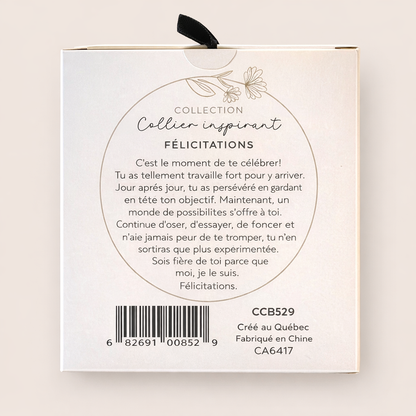 Collier porte-bonheur CHANCE – Étoile & perle lumineuse