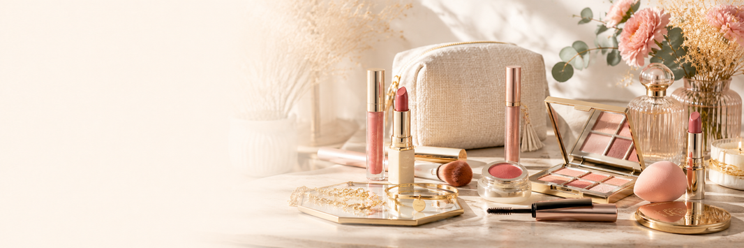 Section - Makeup, Jewelry & Accessories - Beauty essentials and refined touches to brighten your look and feel fully yourself.