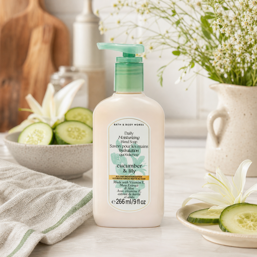 Savon pour les mains hydratation quotidienne – Cucumber & Lily – Bath & Body Works