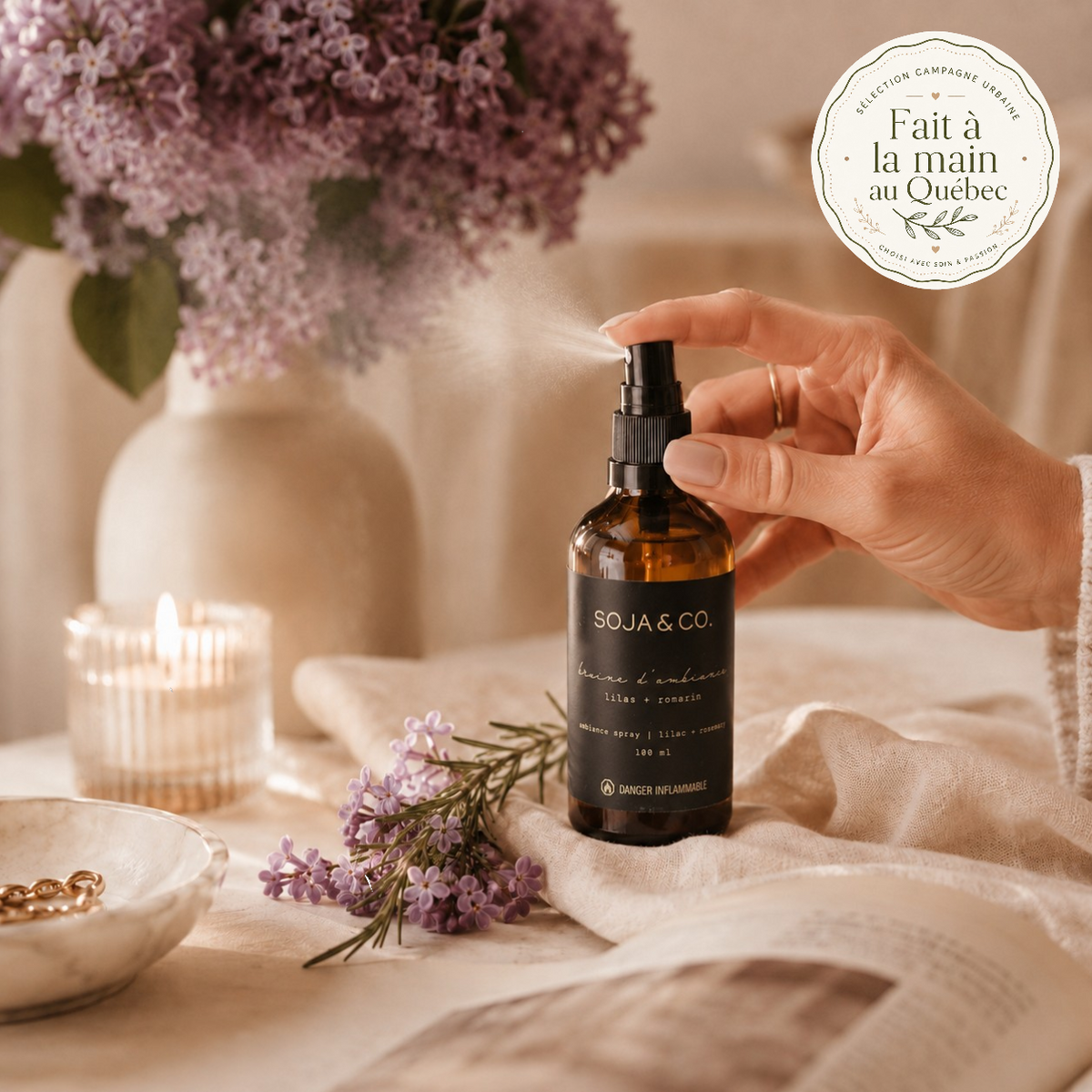 Cool & Soothing Room Mist - Lilac & Rosemary