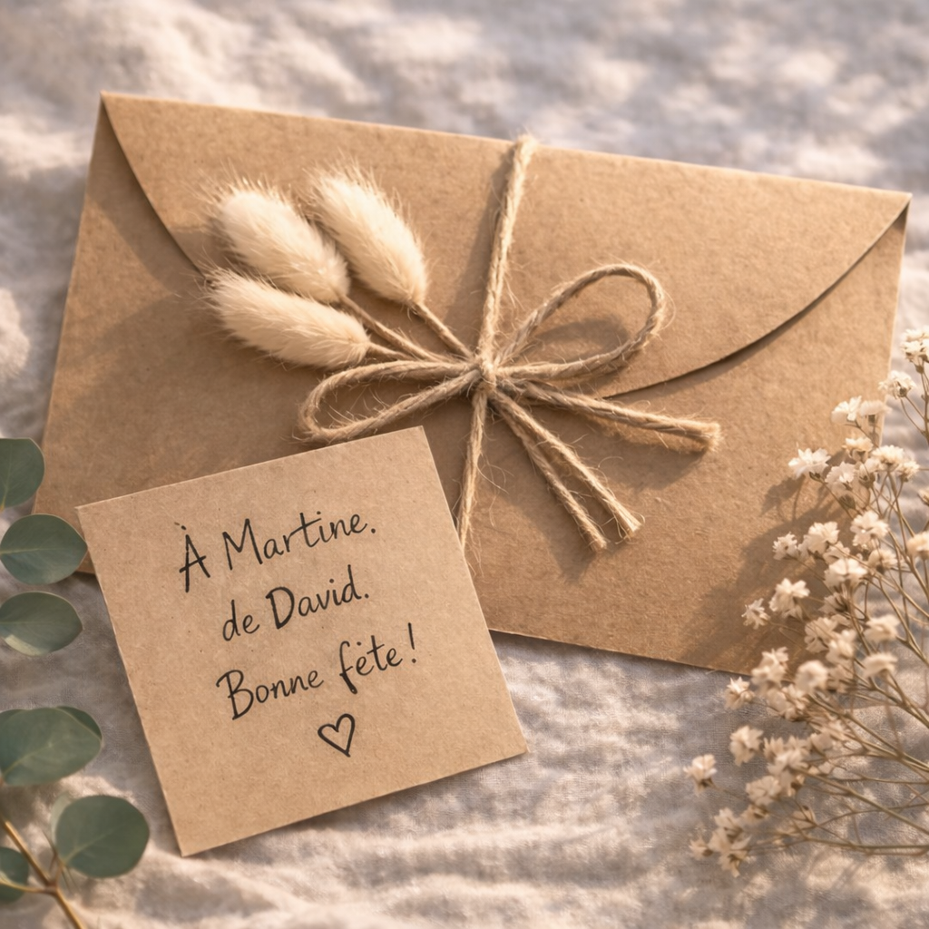 Neat card included – With short message - 40 characters