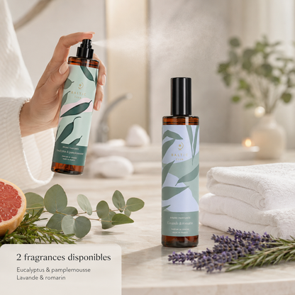 Brume d'intérieur fragrance botanique - Collection SPA - 2 fragrances