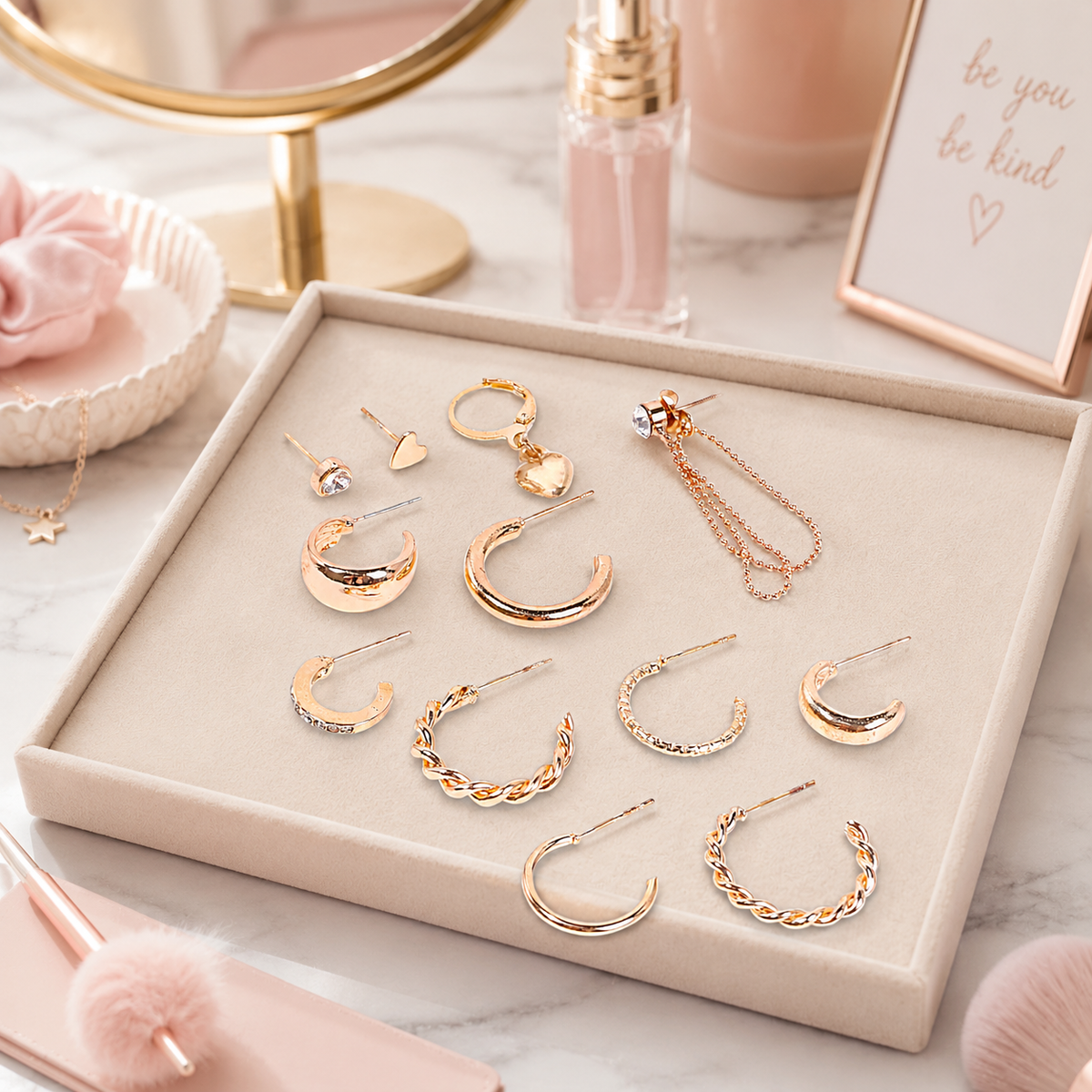 Multi-Style Earring Set - Hypoallergenic