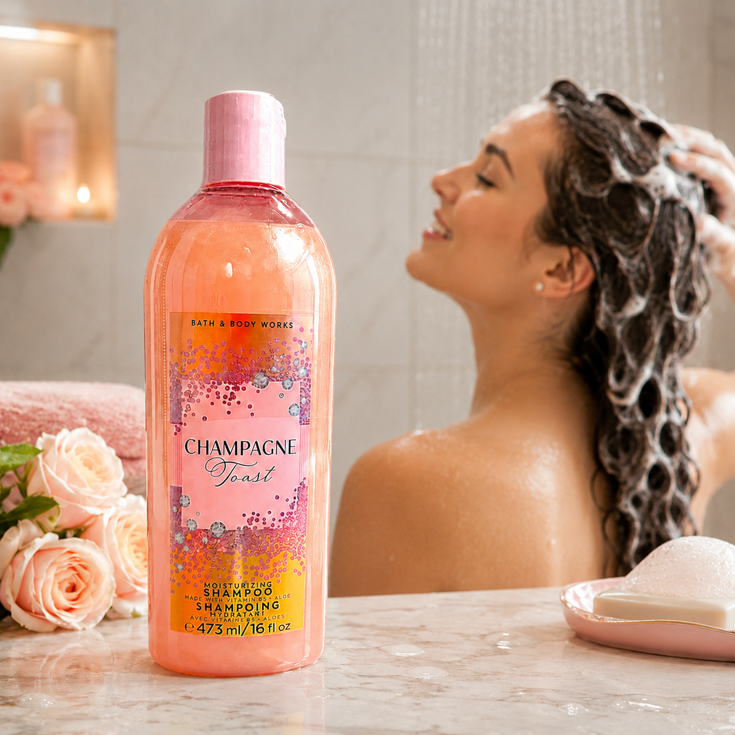 Shampoing avec vitamine B5 et Aloès - Champagne Toast - Bath & Body Works