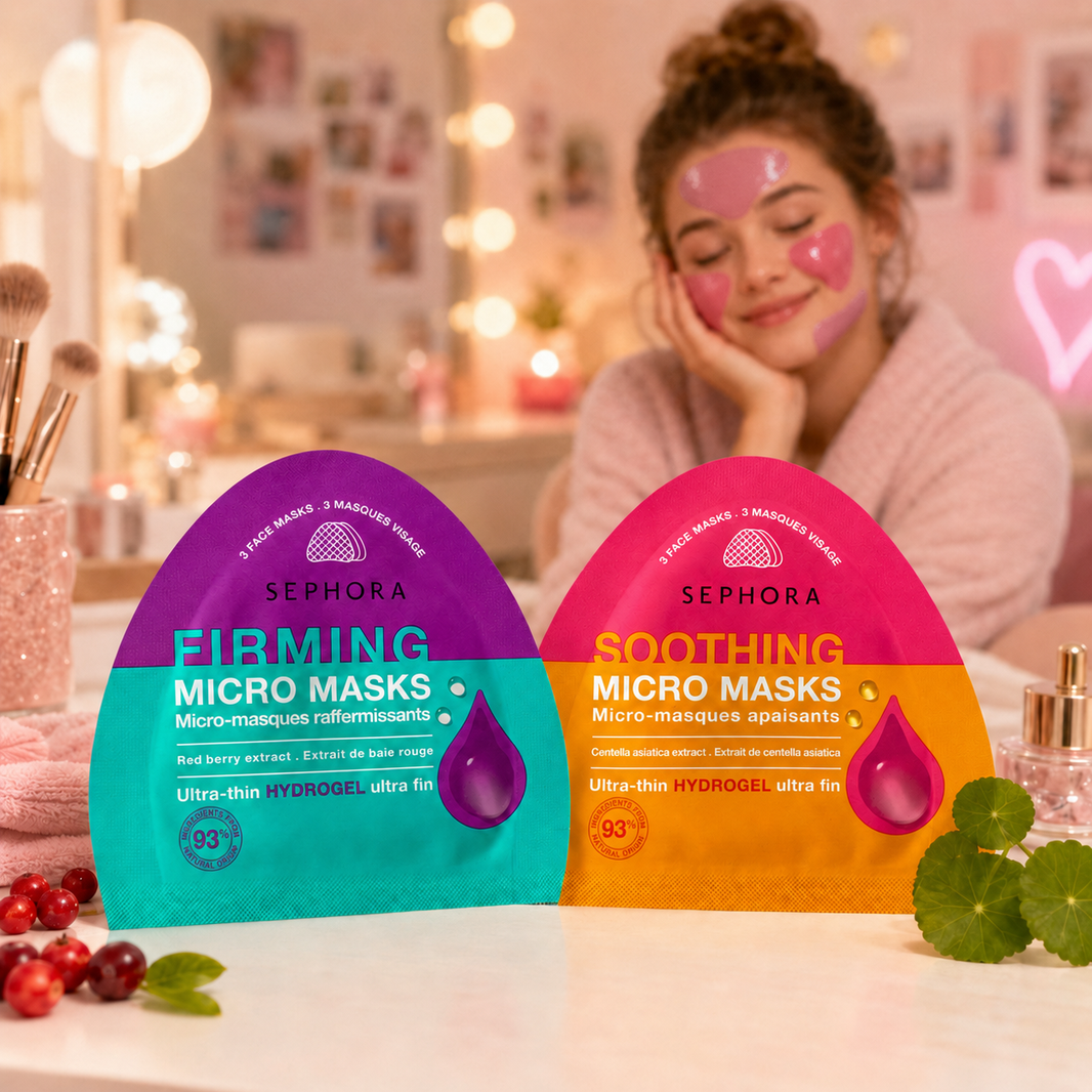 Duo Soin Ciblé – Micro-masques Apaisants & Raffermissants  - Sephora