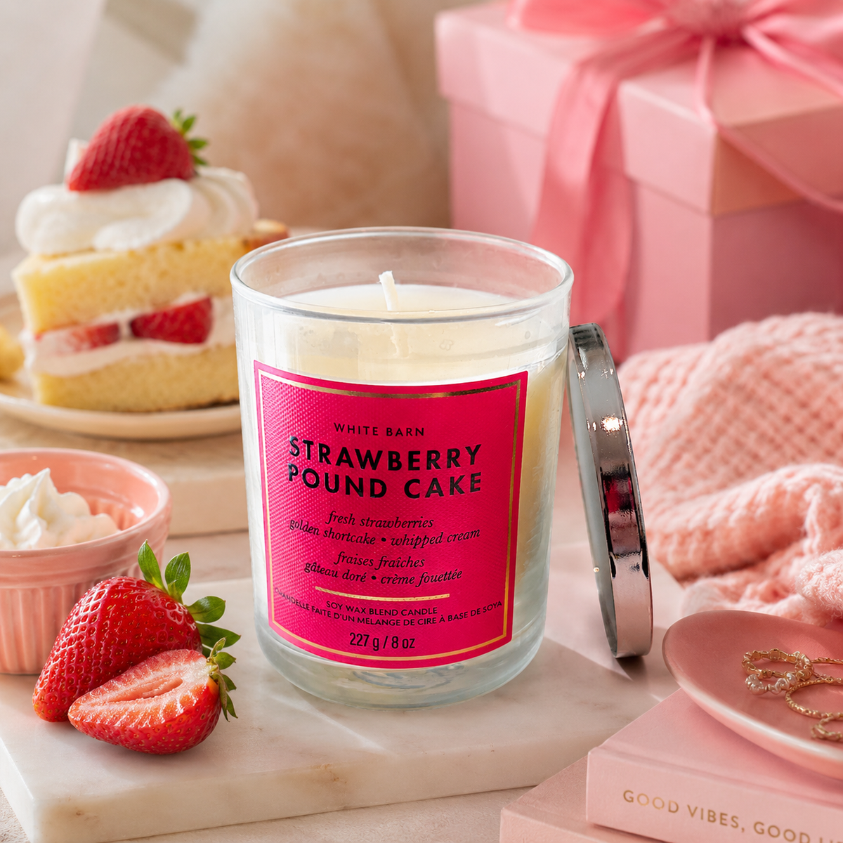 Bougie à 1 mèche – Strawberry Pound Cake – Bath & Body Works