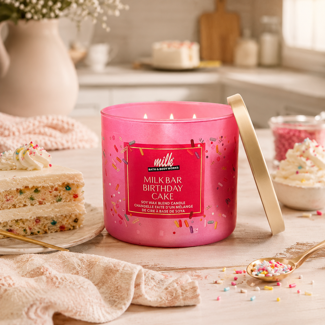 Bougie à 3 mèches - Milk Bar Birthday Cake - Bath & Body Works
