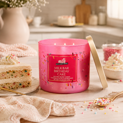 Bougie à 3 mèches - Milk Bar Birthday Cake - Bath & Body Works