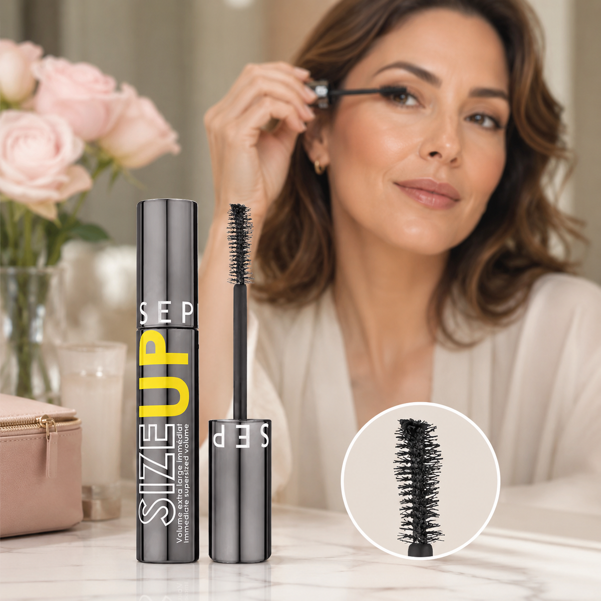 Mascara volume extra large immédiat-Ultra black - Sephora