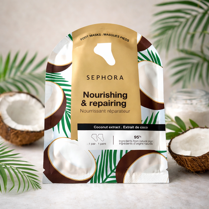 Nourishing and repairing foot mask – Coconut - Sephora